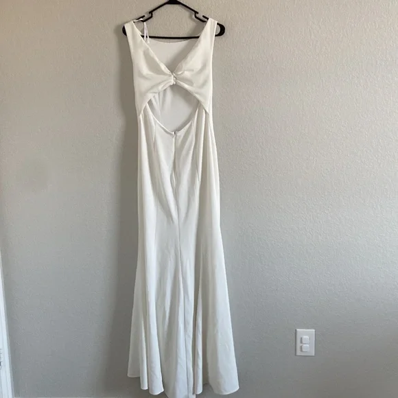 BHLDN Misty Wedding White Dress. Size 10 - Picture 5 of 15
